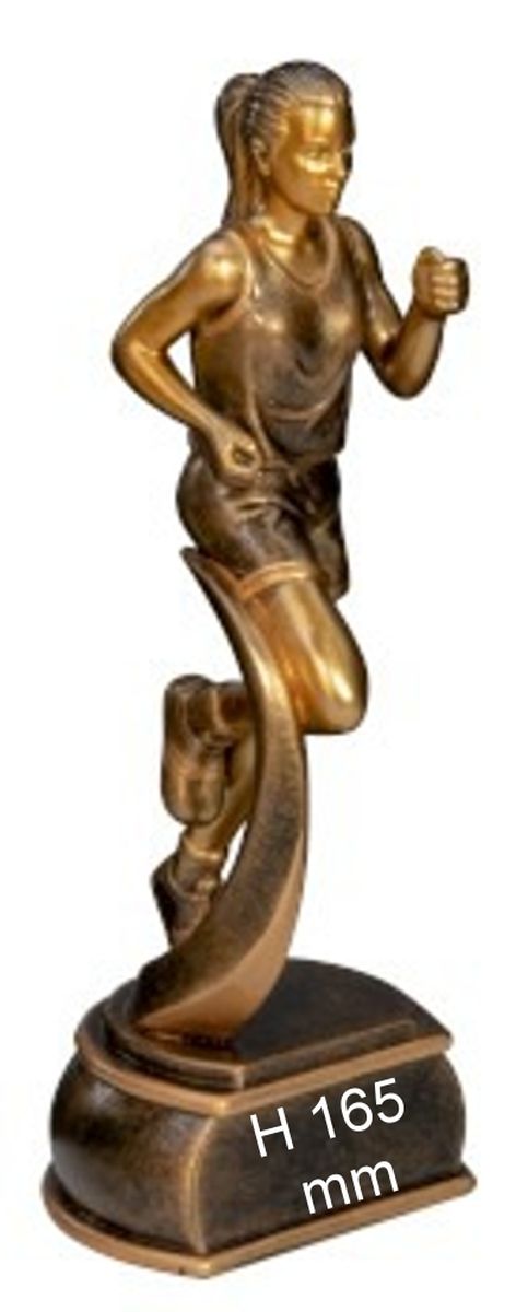 Resinfigur Läufer Damen 165mm Resinfigur Läufer Damen 165mm