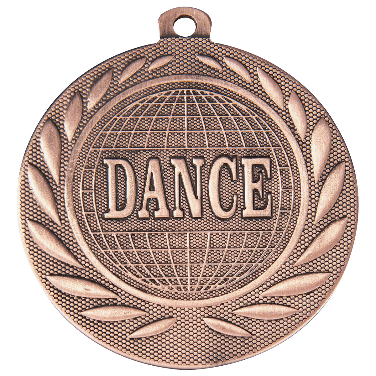 Medaille Tanzen 50mm  - Farbe: Antik Bronze
