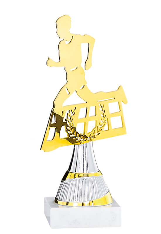 Trophäe Läufer-Silhouette 21cm