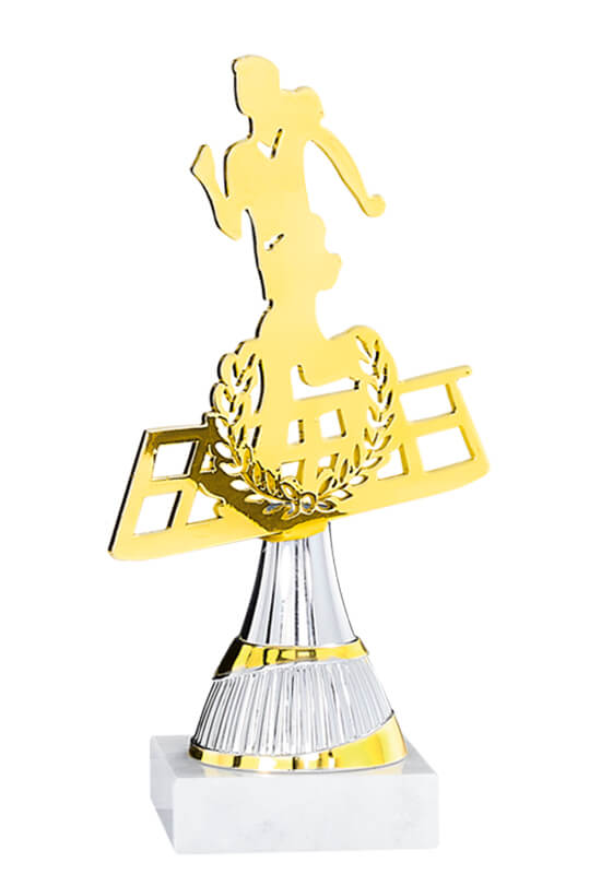 Trophäe Läuferin-Silhouette 21cm