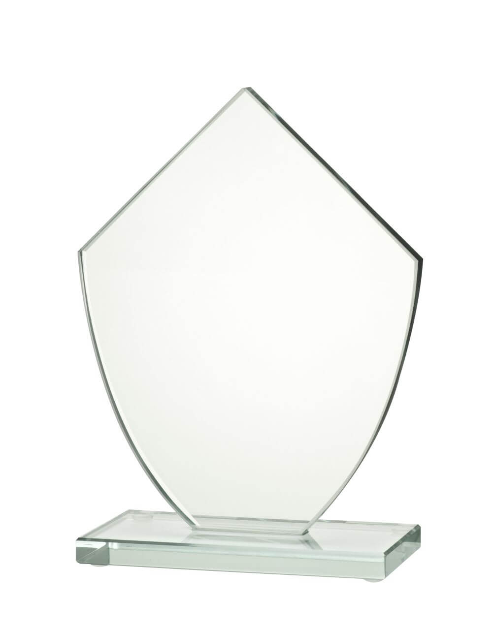 Glastrophäe - Größe: 170x130mm