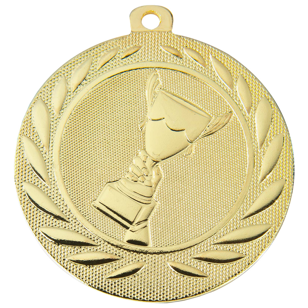 Medaille Trophäe 50mm  - Farbe: Gold