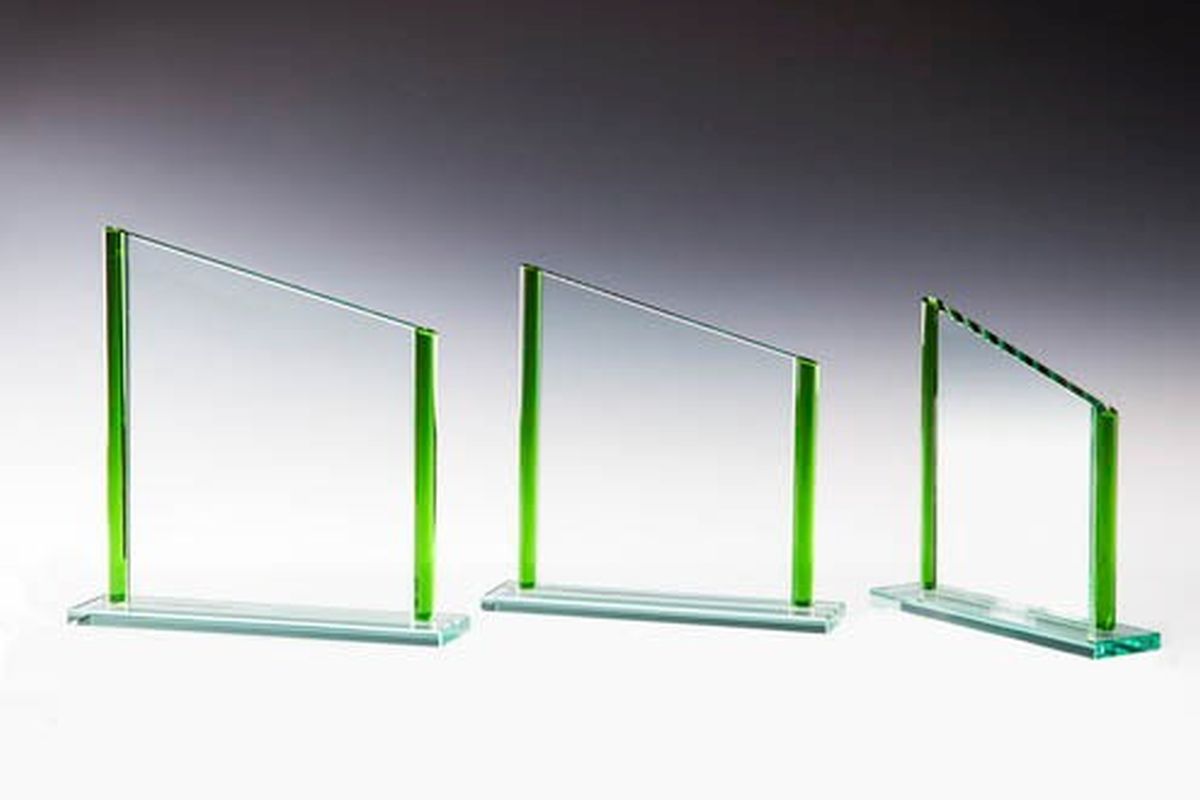 Jade-Glas Grün - in 3 Größen