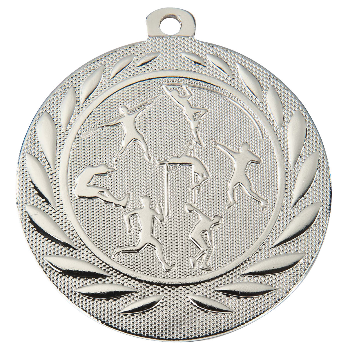 Medaille Leichtathletik 50mm  - Farbe: Silber