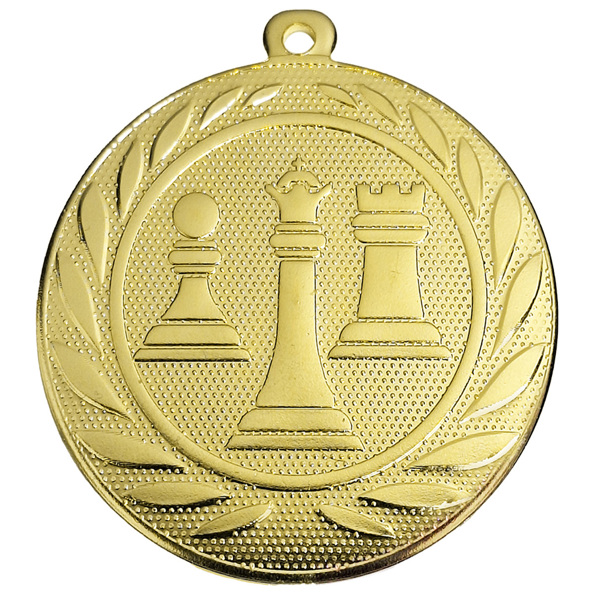 Schach-Medaille drei Figuren, 50 mm