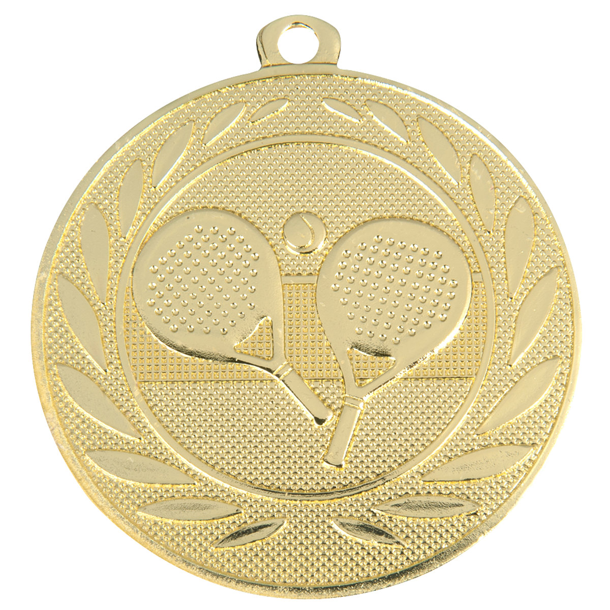 Padel-Medaille zwei Schläger und Ball, 50 mm