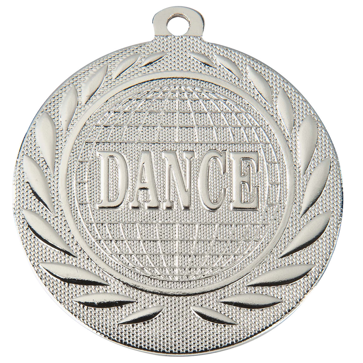 Medaille Tanzen 50mm  - Farbe: Silber