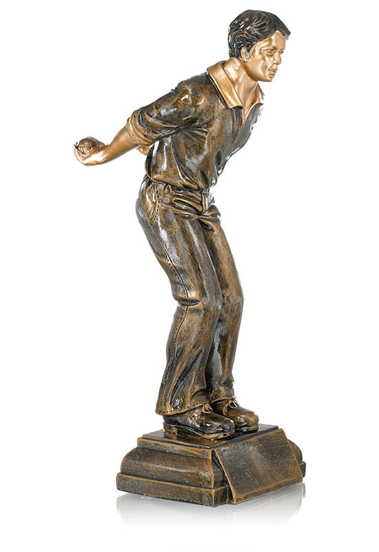 Trophäe Boulespieler 38cm