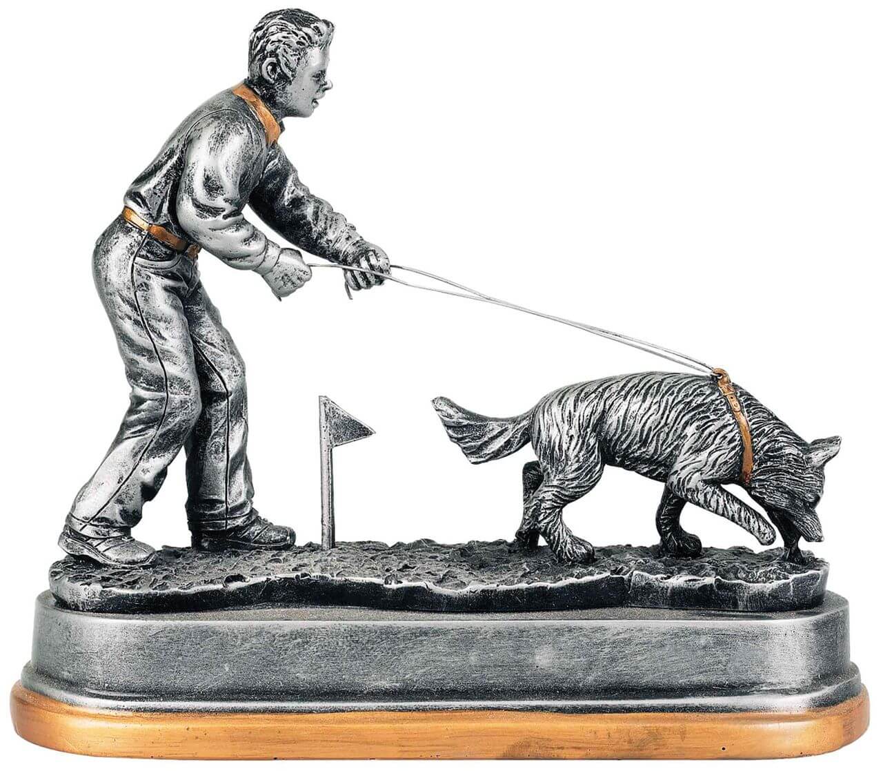 Hundesport-Trophäe Fährtenarbeit, 18 cm
