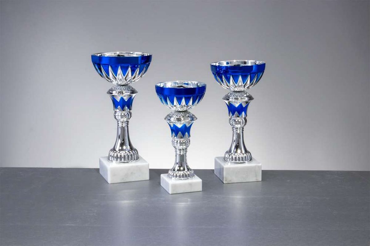 Pokal Franz Silber/Blau - Größe: 508mm