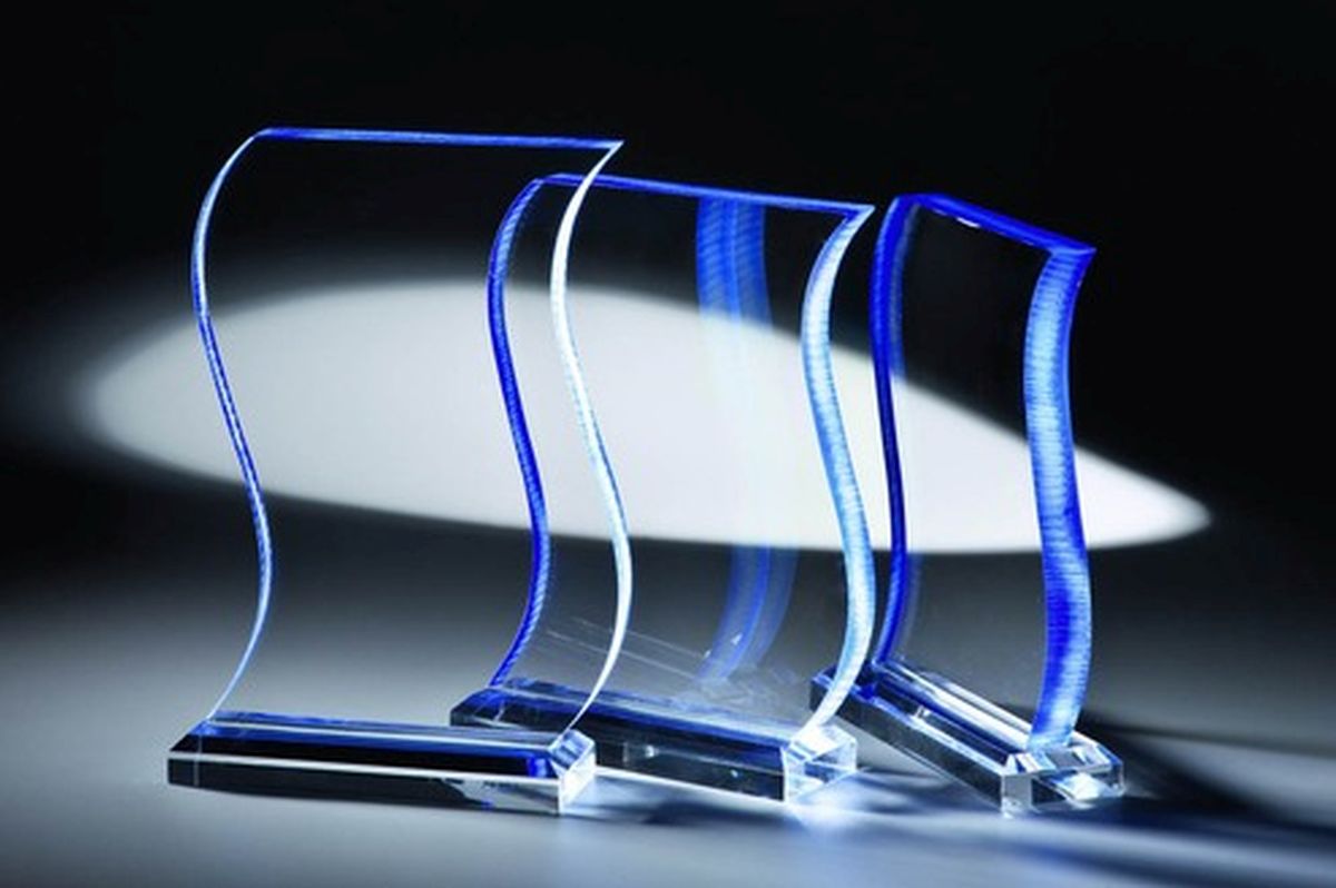 Acryl-Glas Trophäe Rapsodie - Größe: 210mm