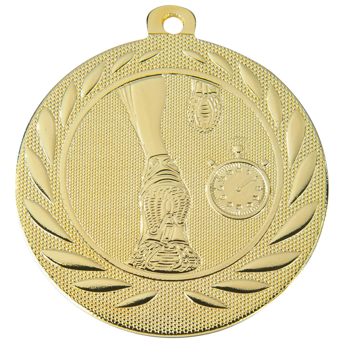 Medaille Laufen 50mm  - Farbe: Gold