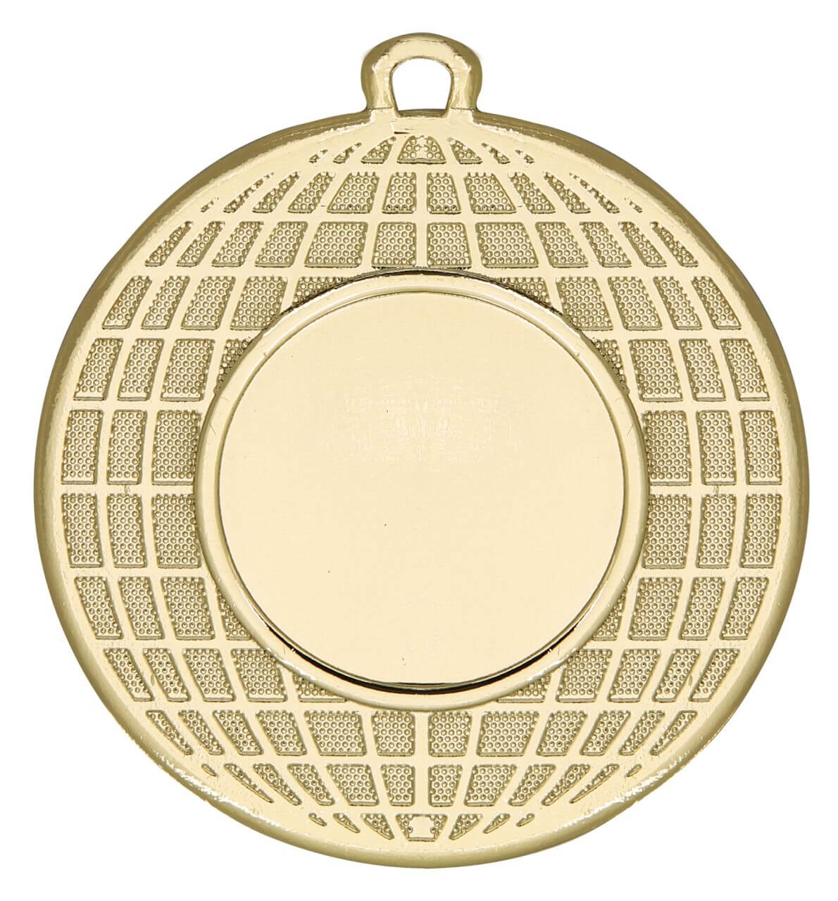 Medaille Gittermuster mit Emblemaufnahme, 50 mm