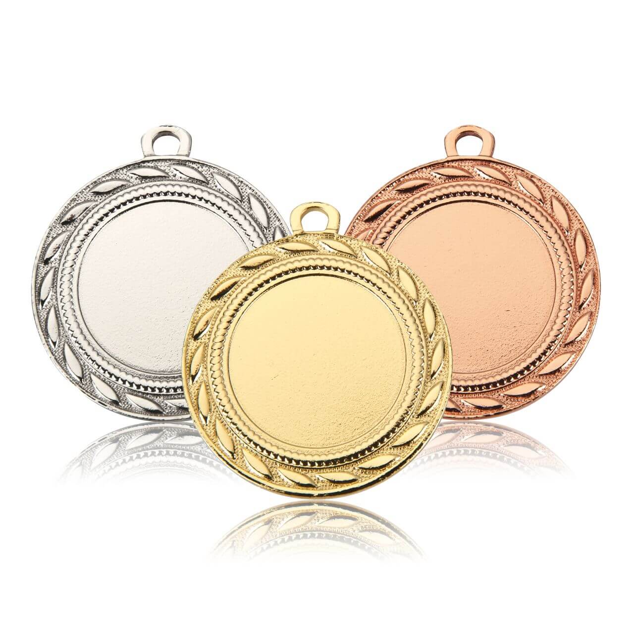 Medaille 40mm  - Farbe: Silber