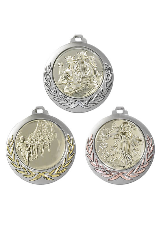 Klassische Medaille in 70mm  - Farbe: bronze