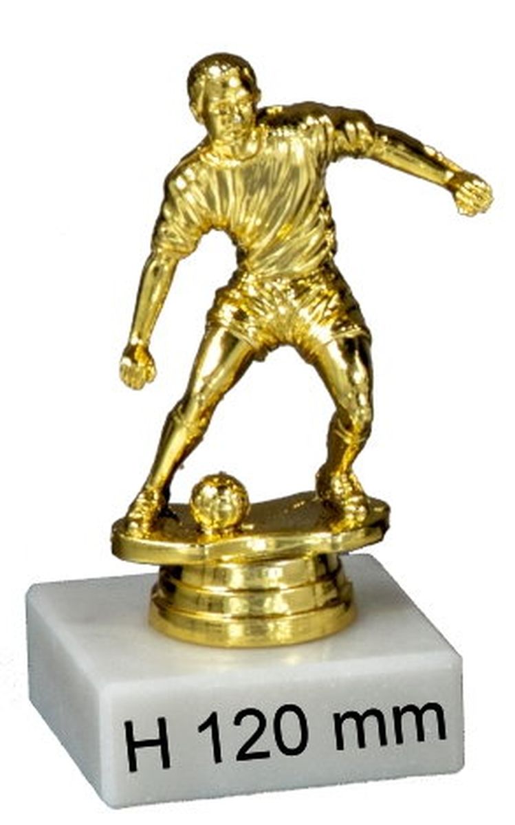 Fussballfigur Gold  - Farbe: Schwarz/Gold