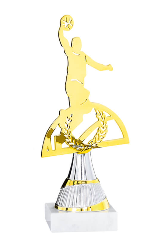 Trophäe Basketball-Silhouette 21cm