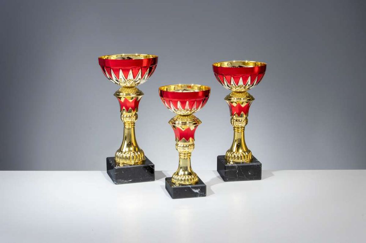 Pokal Franzi Gold/Rot - Größe: 508mm