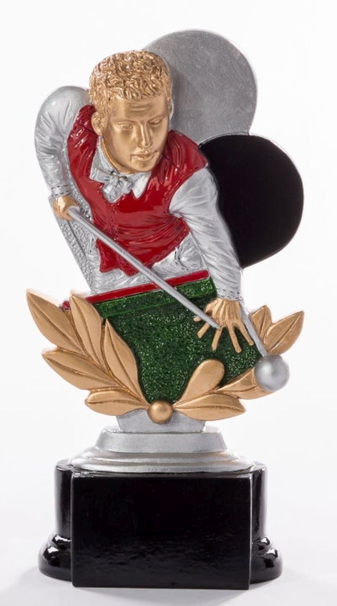 Resinfigur Billard - in 3 Größen Resinfigur Billard - in 3 Größen