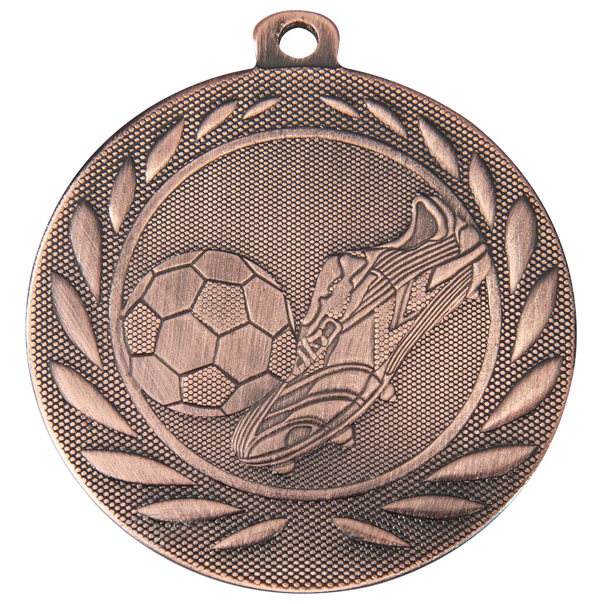 Medaille Fußball 50mm  - Farbe: Antik Bronze