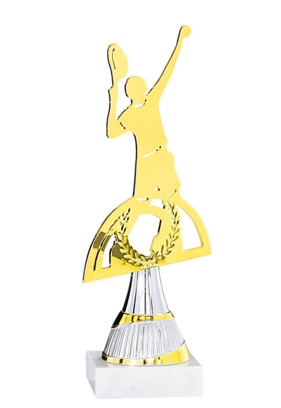 Trophäe Tennis-Silhouette 21cm
