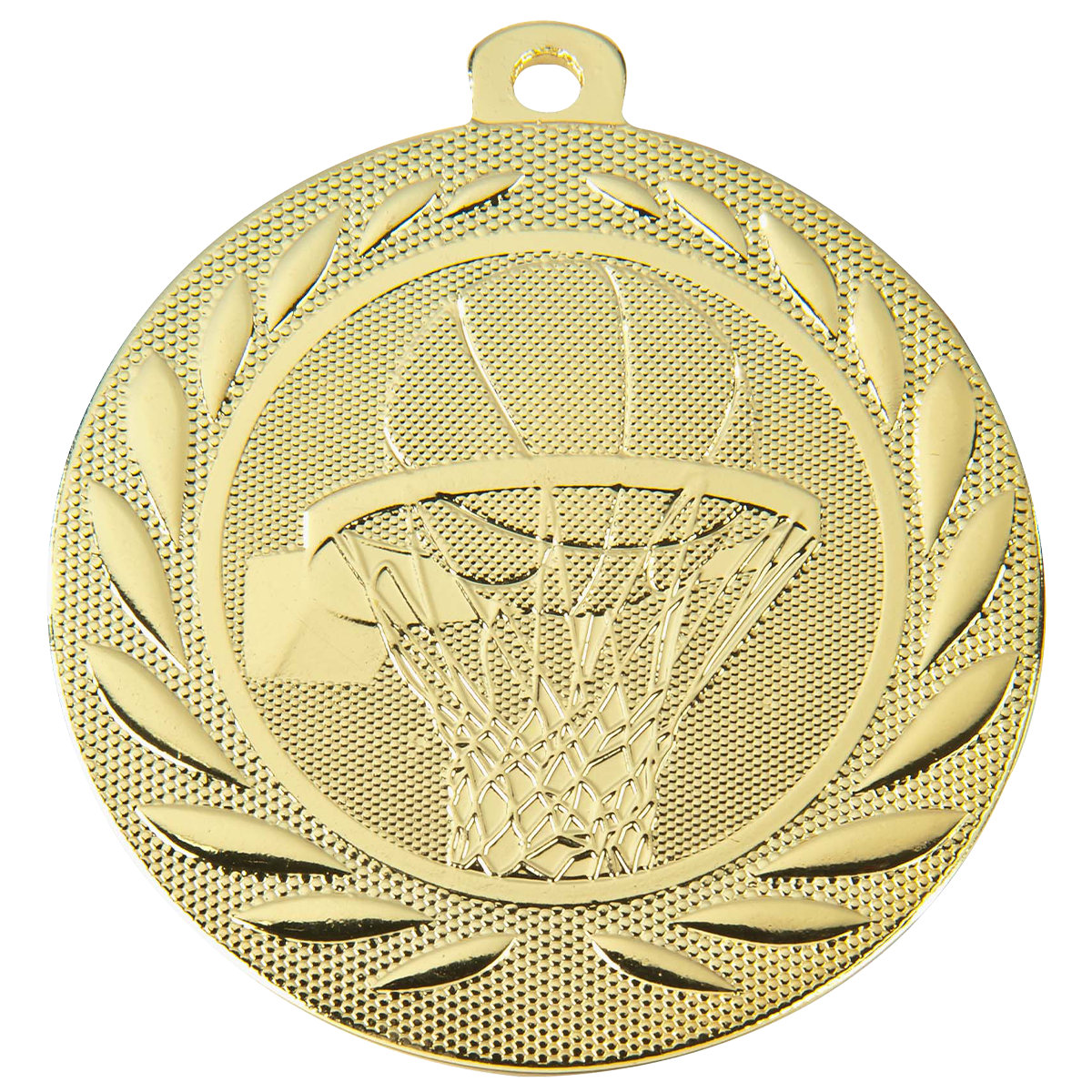 Medaille Basketball 50mm  - Farbe: Gold