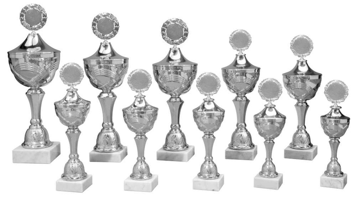 Pokal Silber Lilian - in 10 Größen