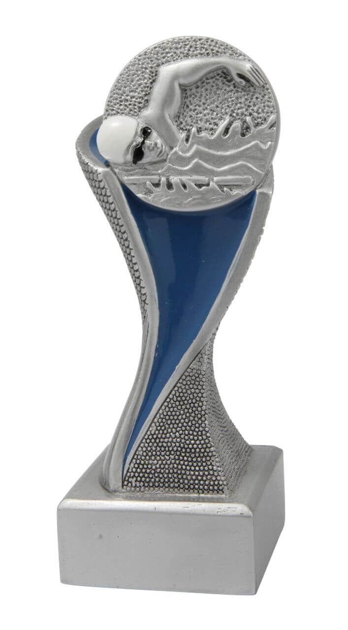 Schwimmen Trophäe- Silber
