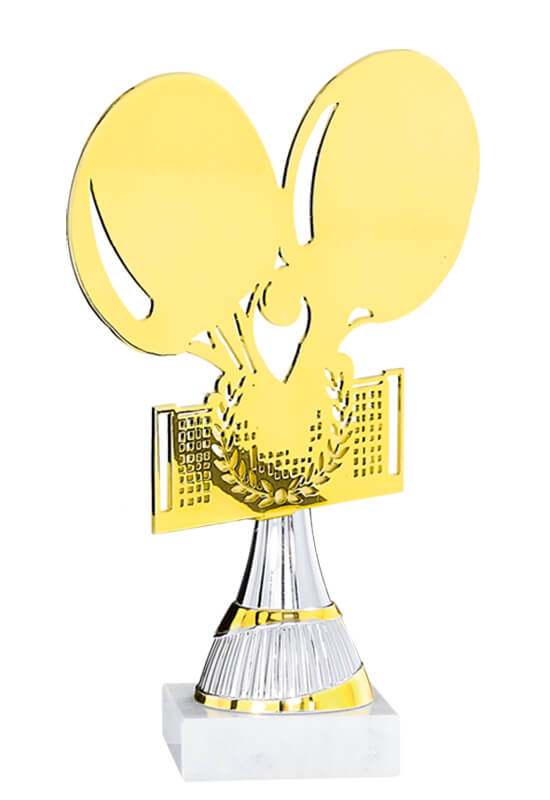Trophäe Tischtennis-Silhouette 21cm
