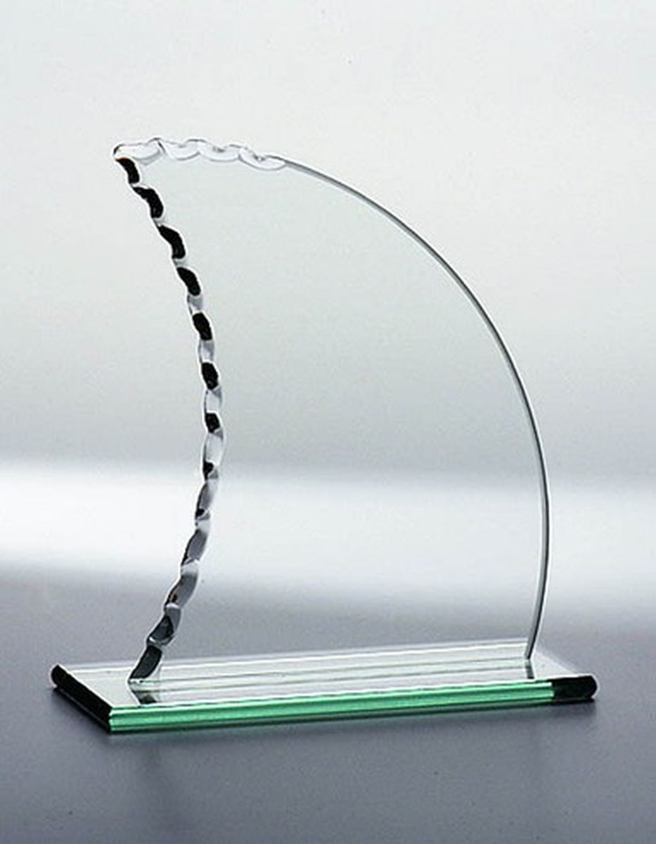 Glasständer Segel neutral - Größe: 140mm