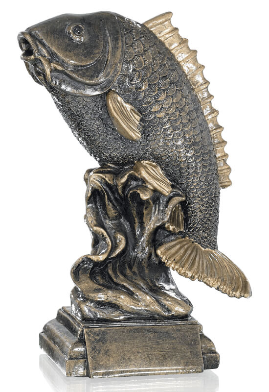 Trophäe springender Fisch 29cm