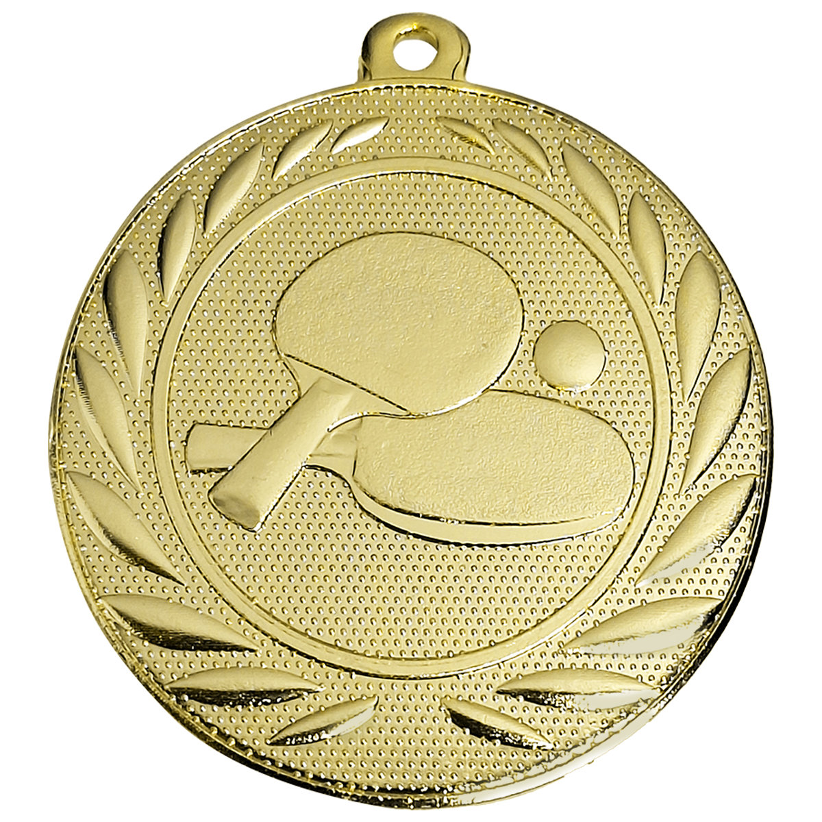 Tischtennis-Medaille zwei Schläger und Ball, 50 mm