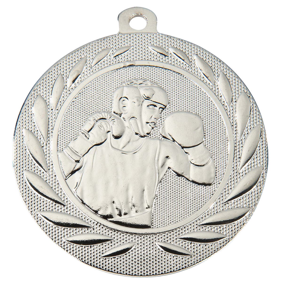 Medaille Boxen 50mm  - Farbe: Silber