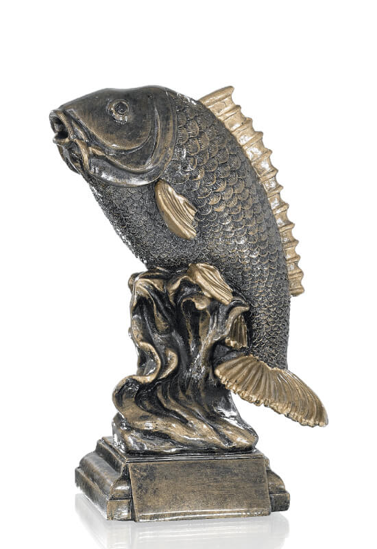 Trophäe springender Fisch 24cm