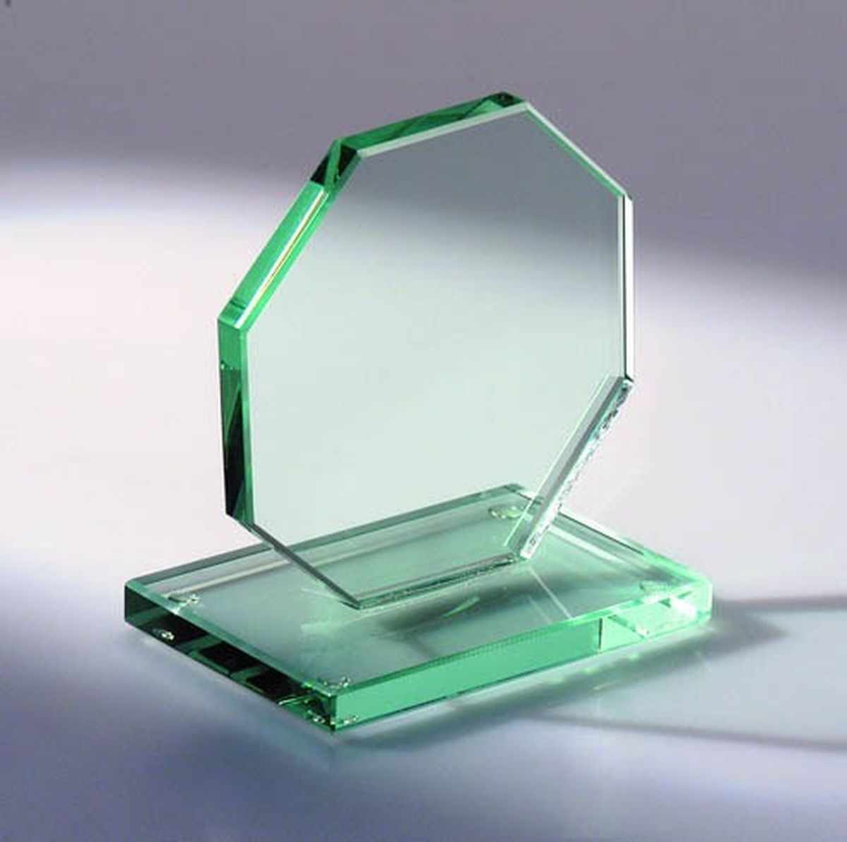 Glastrophäe 8-eck Octagon  - Größe: 160mm