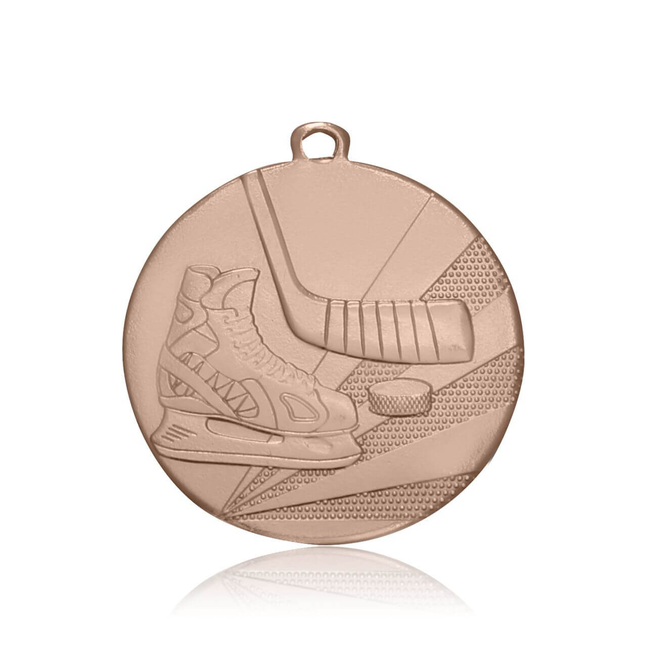 Medaille Eishockey 50mm  - Farbe: Bronze