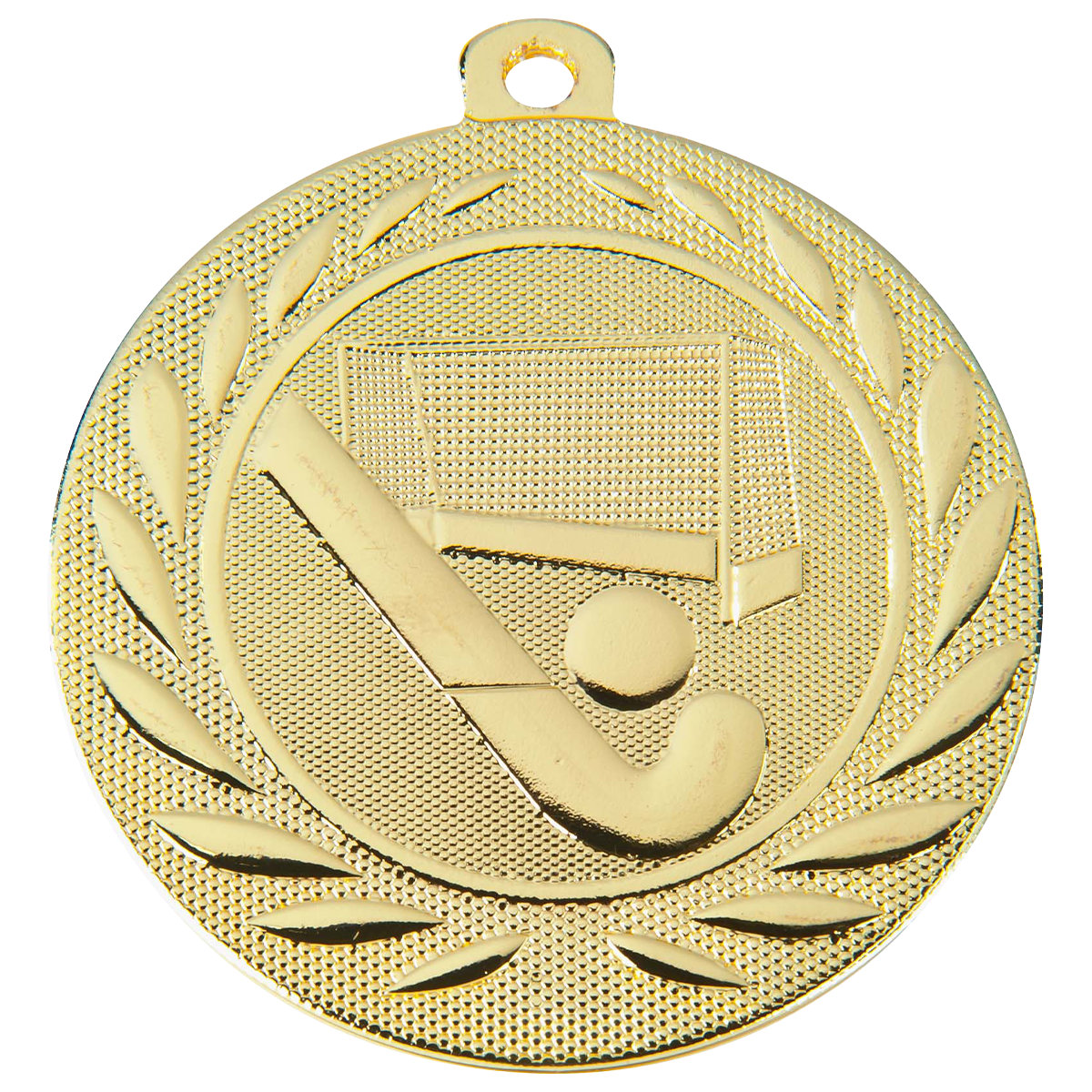 Hockey-Medaille Schläger, Ball und Tor, 50 mm
