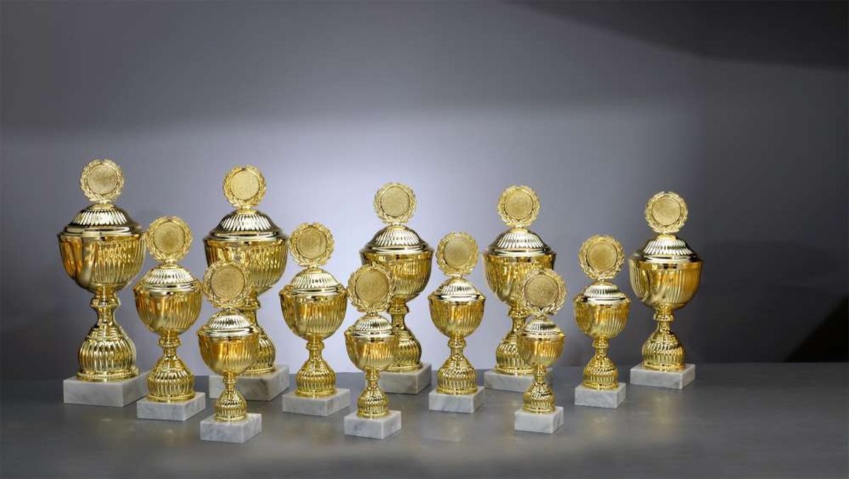 Pokal -Gold- Alix - in 12 Größen