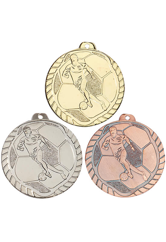 Fußball Medaille in 50mm Fußball Medaille in 50mm