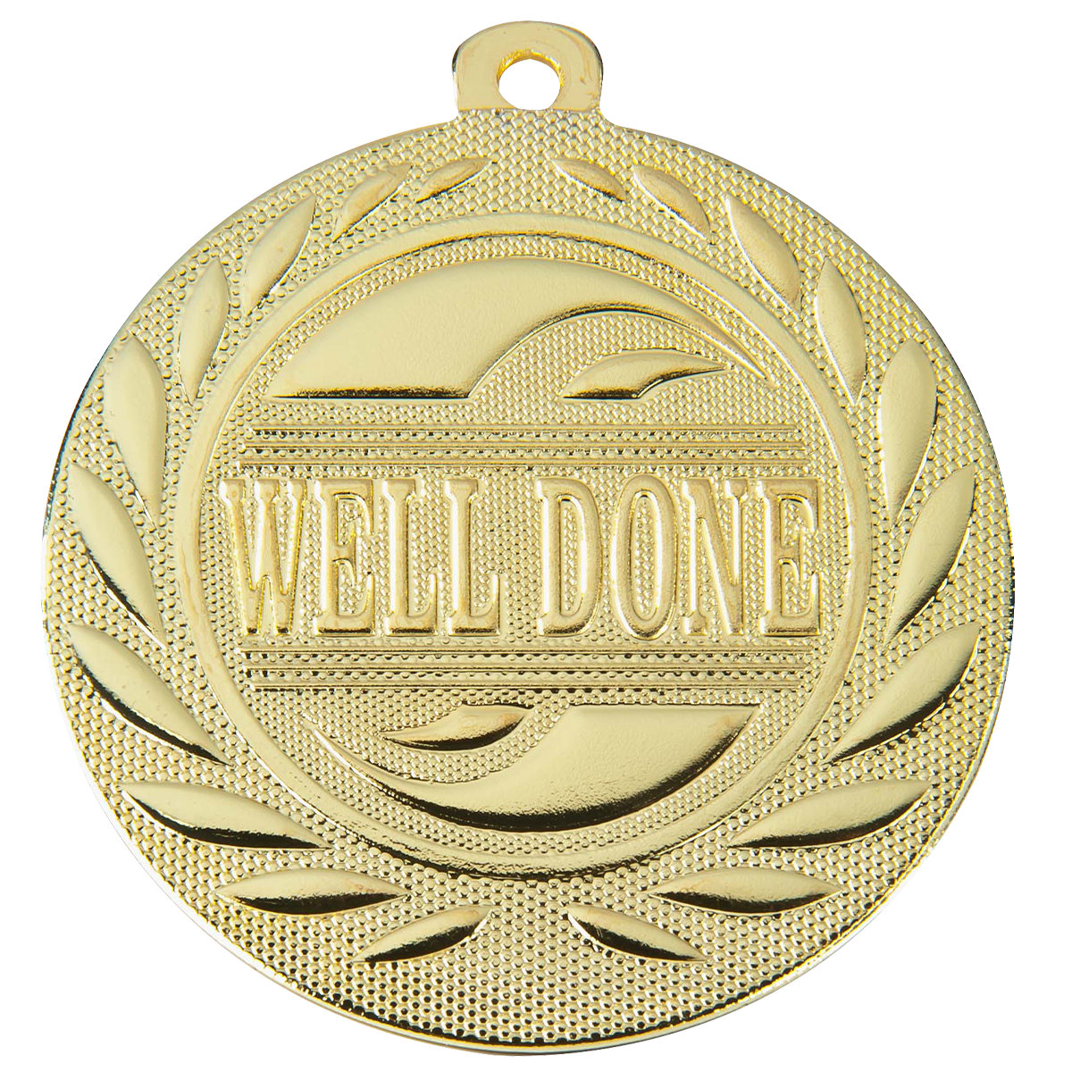 Medaille gut gemacht 50mm  - Farbe: Gold