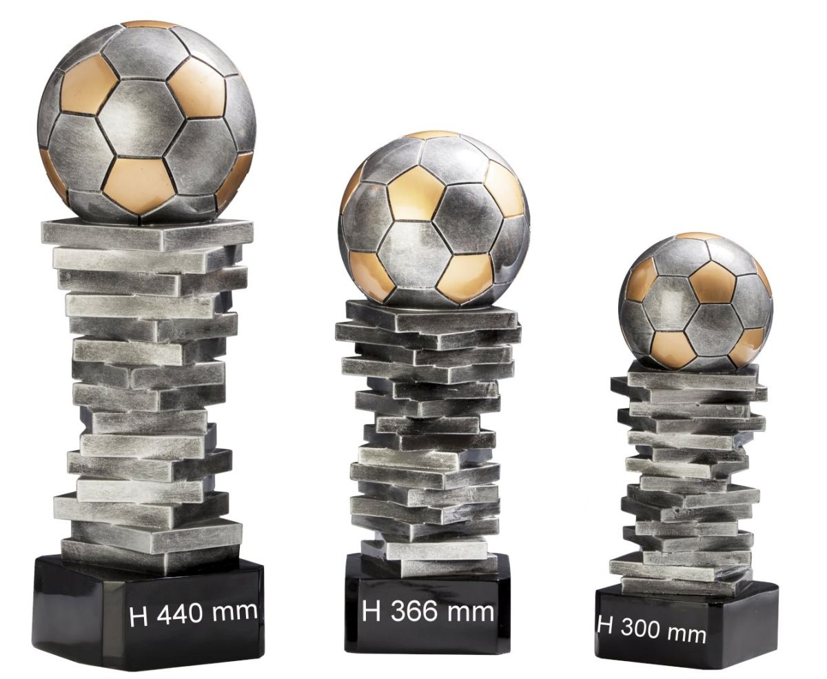 Resin Soccer-Trophy - Größe: 366mm