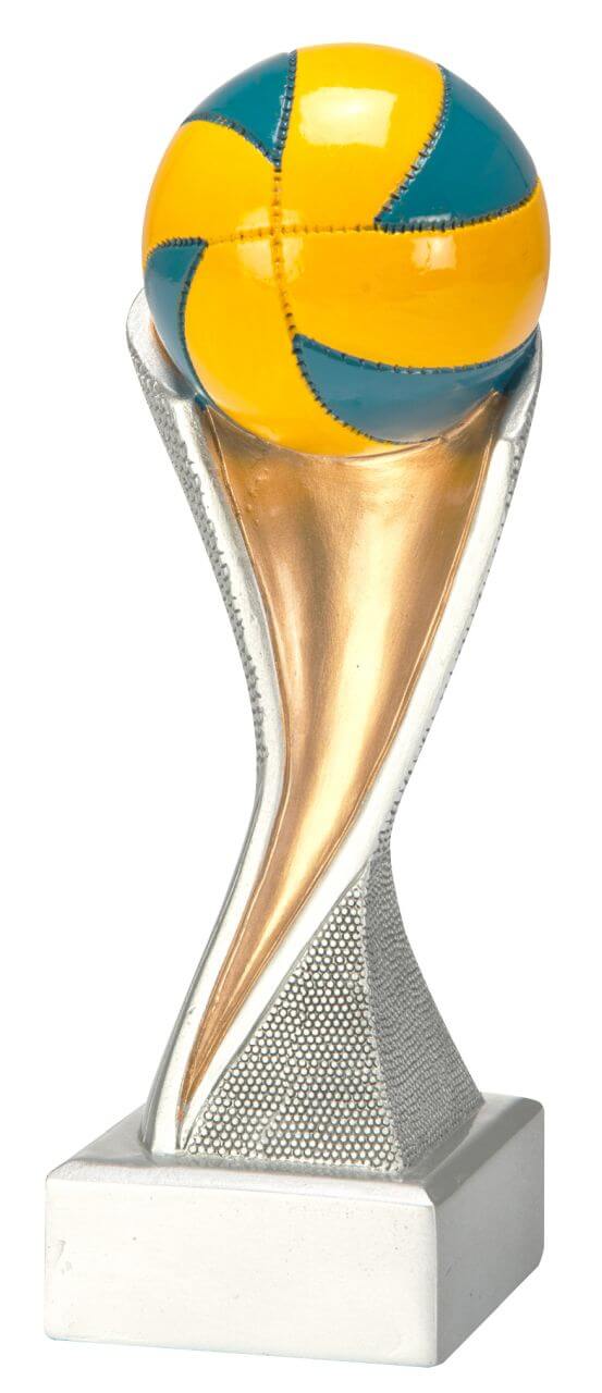 Volleyball-Trophäe Ball auf Säule - Höhe: 17 cm