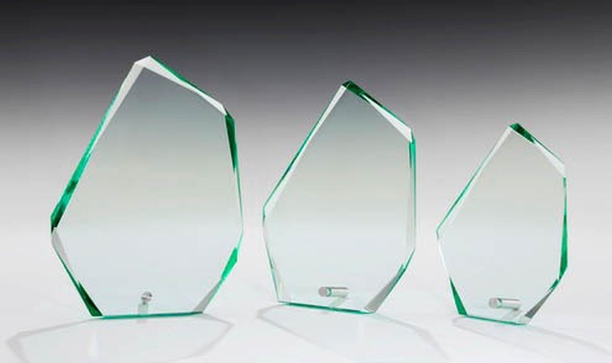 Jade-Glasfels Memorandium mit Stift - Größe: 190mm