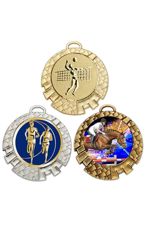 Sportart Neutrale Medaille in 70mm  - Farbe: gold