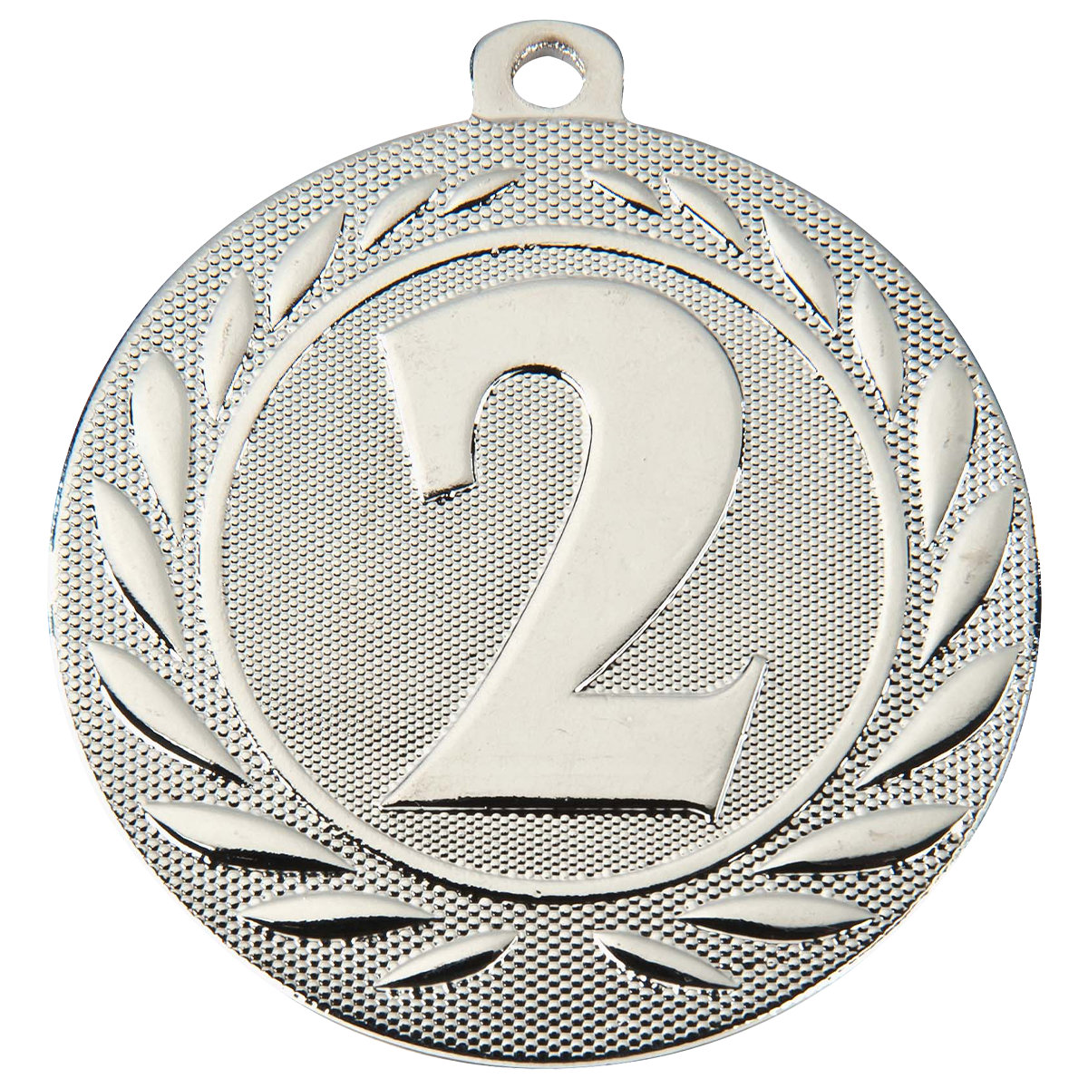 Siegermedaille Platz 1 bis 3 im Lorbeerkranz, 50 mm - Farbe: Silber