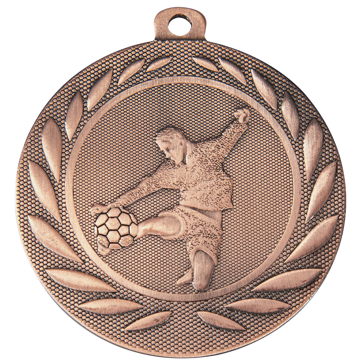 Medaille Fußball 50mm  - Farbe: Antik Bronze