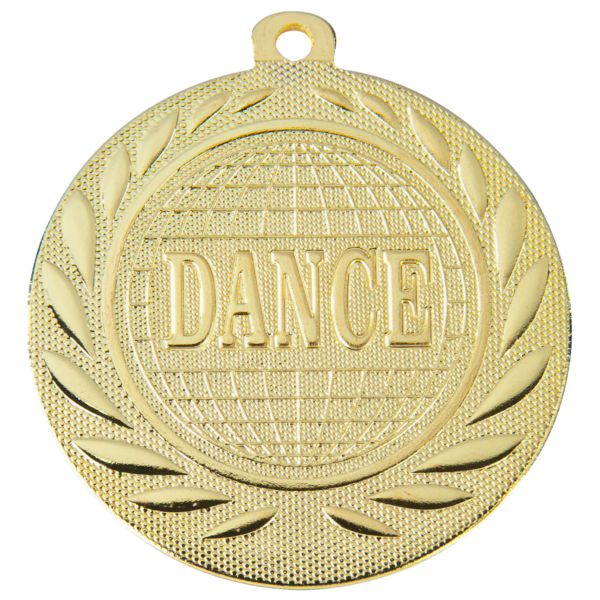 Medaille Tanzen 50mm  - Farbe: Gold