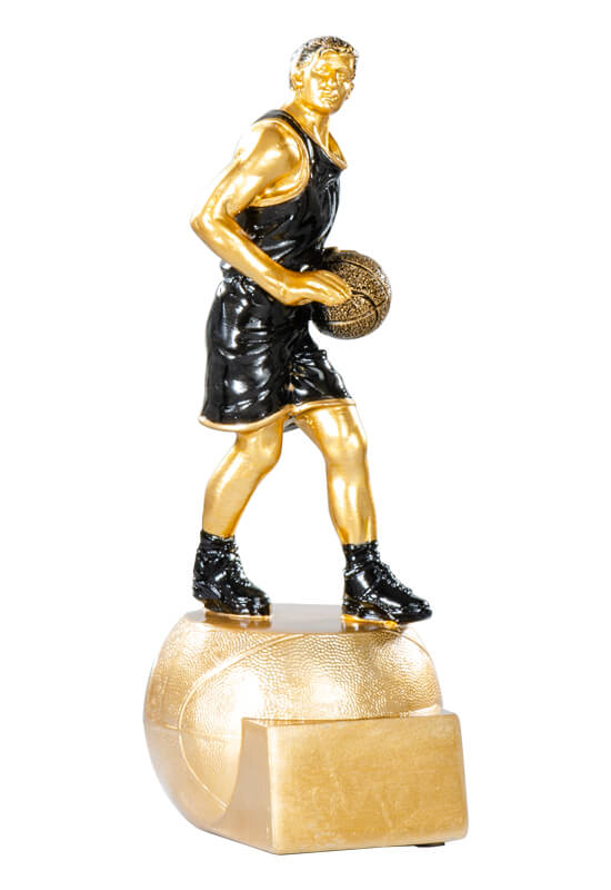 Trophäe Basketballspieler auf Kugelsockel 20cm