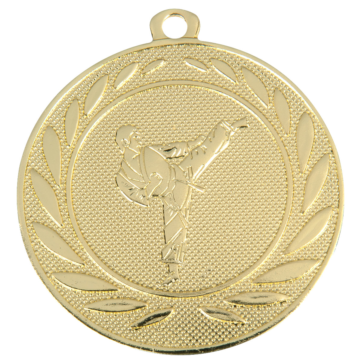 Karate-Medaille Kämpfer im Sprungtritt, 50 mm